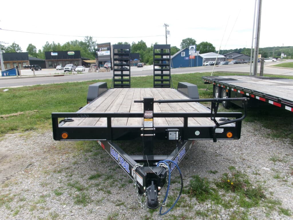 USED 2022 Load Trail CH  83″x 20′  14k Equipment Trailer With Stand-Up Ramps Stock #246628