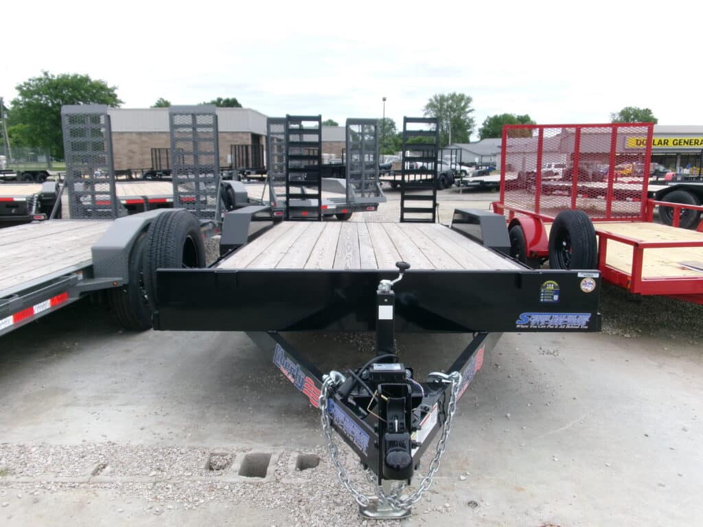 2024 Liberty LE  83″x 18′  9.9k Equipment Trailer With Stand-Up Ramps Stock #041116