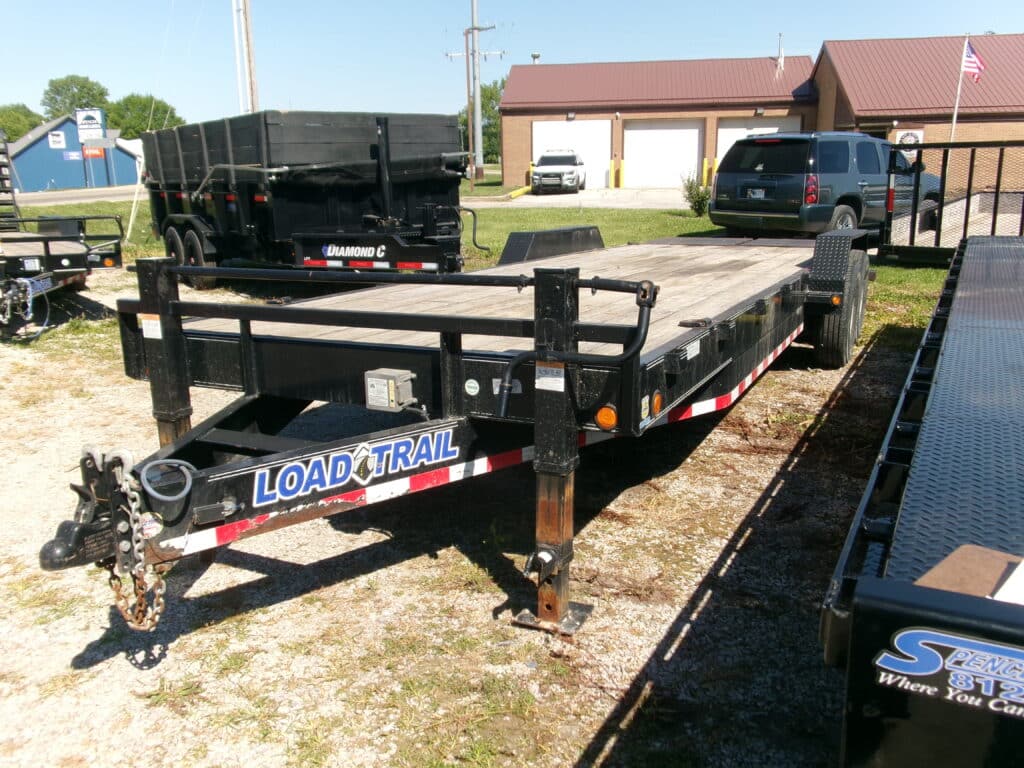 USED 2018 Load Trail  83″x 24′  14k Equipment Trailer With MAX Ramps Stock #167205